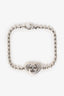 Gucci Sterling Silver Interlocking G Heart Bead Bracelet