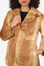 Vintage Brown Rabbit Fur Coat Size 6
