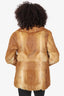 Vintage Brown Rabbit Fur Coat Size 6