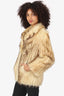 Herman Furs Cream/Brown Fur Short Coat Estimated Size M