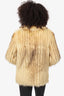 Herman Furs Cream/Brown Fur Short Coat Estimated Size M