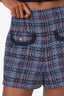 Sandro Blue Tweed Shorts Size 38
