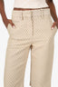 Louis Vuitton Beige Patterned Shorts Size 36