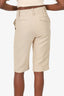 Louis Vuitton Beige Patterned Shorts Size 36