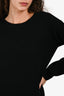Prada Black Wool/Cashmere Blend Crew Neck Sweater Size 40