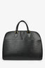 Louis Vuitton Black Epi Leather 'Sorbonne' Briefcase with Strap