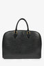 Louis Vuitton Black Epi Leather 'Sorbonne' Briefcase with Strap