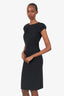Hugo Boss Black Sleeveless Midi Dress Size 2