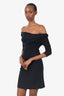 Vivienne Westwood Anglomania Black Cowl Neck Ruched Dress Size M