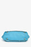 Valentino Blue Leather Small Rockstud Trapeze Tote with Strap