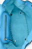Valentino Blue Leather Small Rockstud Trapeze Tote with Strap