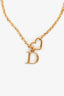 Christian Dior Gold 'Love Heart D' Bracelet