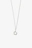 Tiffany & Co. Sterling Silver Elsa Peretti 'Open Heart' Pendant Necklace
