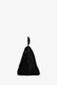 Celine Black Leather/Suede Medium 'Trapeze' Bag with Strap