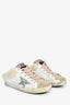 Golden Goose White/Pink Sherpa Slip On Sneakers Size 37