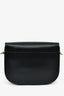 Christian Dior Black Leather Large Bobby Oblique Canvas Strap Crossbody Bag