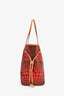 Louis Vuitton x Yayoi Kusama 2012 Monogram Red Wave Neverfull MM Tote