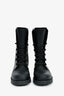 Christian Dior Black Rubber 'Diorcamp' Boots Size 38