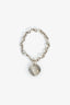 Tiffany & Co. Sterling Silver Notes Round Tag Charm Bracelet
