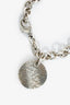 Tiffany & Co. Sterling Silver Notes Round Tag Charm Bracelet