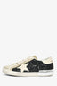 Golden Goose Taupe Glitter Superstar Sneakers Size 37