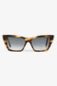 Saint Laurent Tortoiseshell 'Mica' Cat-Eye Frames Sunglasses