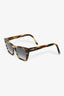 Saint Laurent Tortoiseshell 'Mica' Cat-Eye Frames Sunglasses
