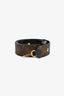 Louis Vuitton Black Leather Monogram Canvas Adjustable Bandoulière Strap