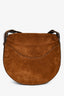 Isabel Marant Brown Suede Crossbody Saddle Bag