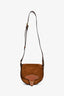 Isabel Marant Brown Suede Crossbody Saddle Bag