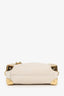 Louis Vuitton Beige Leather Side Trunk PM