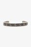 Gucci Sterling Silver GG Cuff Bracelet