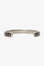 Gucci Sterling Silver GG Cuff Bracelet
