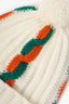 Gucci White Wool Knitted Pompom Beanie Size L