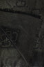 Gucci Black/Gold Metallic Wool/Silk GG Monogram Scarf