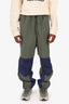 Gucci x The North Face Green/Blue Nylon Pants Size XXXL Mens