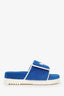 Gucci x Adidas Blue Terry Cloth Slides Size 10 Mens