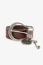 Christian Dior John Galliano Brown Leather Gaucho Belt