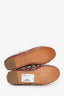 Isabel Marant Brown Leather Studded Loafers Size 37