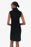 Louis Vuitton Black Cashmere Sleeveless Dress Size 36