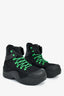 Bottega Black/Green Nylon/Rubber Boots Size 41