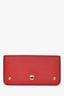 Burberry Red Leather 'Rowe' Wallet