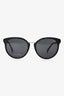 Givenchy Black Arcylic Round Framed Sunglasses