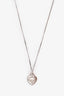 Tiffany & Co. Sterling Silver Heart 'Return To Tiffany' Pendant On Unbranded Chain