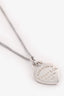 Tiffany & Co. Sterling Silver Heart 'Return To Tiffany' Pendant On Unbranded Chain
