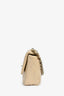 Pre-Loved Chanel™ Beige Goatskin Leather 'Chanel 19' Small Flap Shoulder Bag