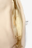 Pre-Loved Chanel™ Beige Goatskin Leather 'Chanel 19' Small Flap Shoulder Bag