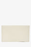 Saint Laurent Cream Leather 'Uptown' Pouch Clutch