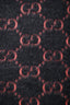 Gucci Pink/Purple Monogram Alpaca/Wool Scarf