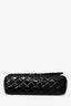 Pre-Loved Chanel™ 2010-11 Black Patent Leather Maxi Jumbo Double Flap